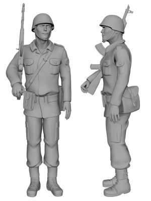 Soldier of the Polish Army - Infantry, Scale TT M2 1