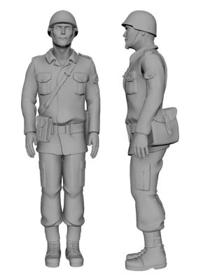 Soldier of the Polish Army - Infantry, Scale TT M2 7