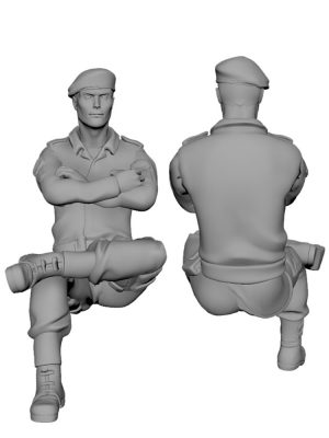 Polish Army commandos - Red berets Scale H0 M3 16